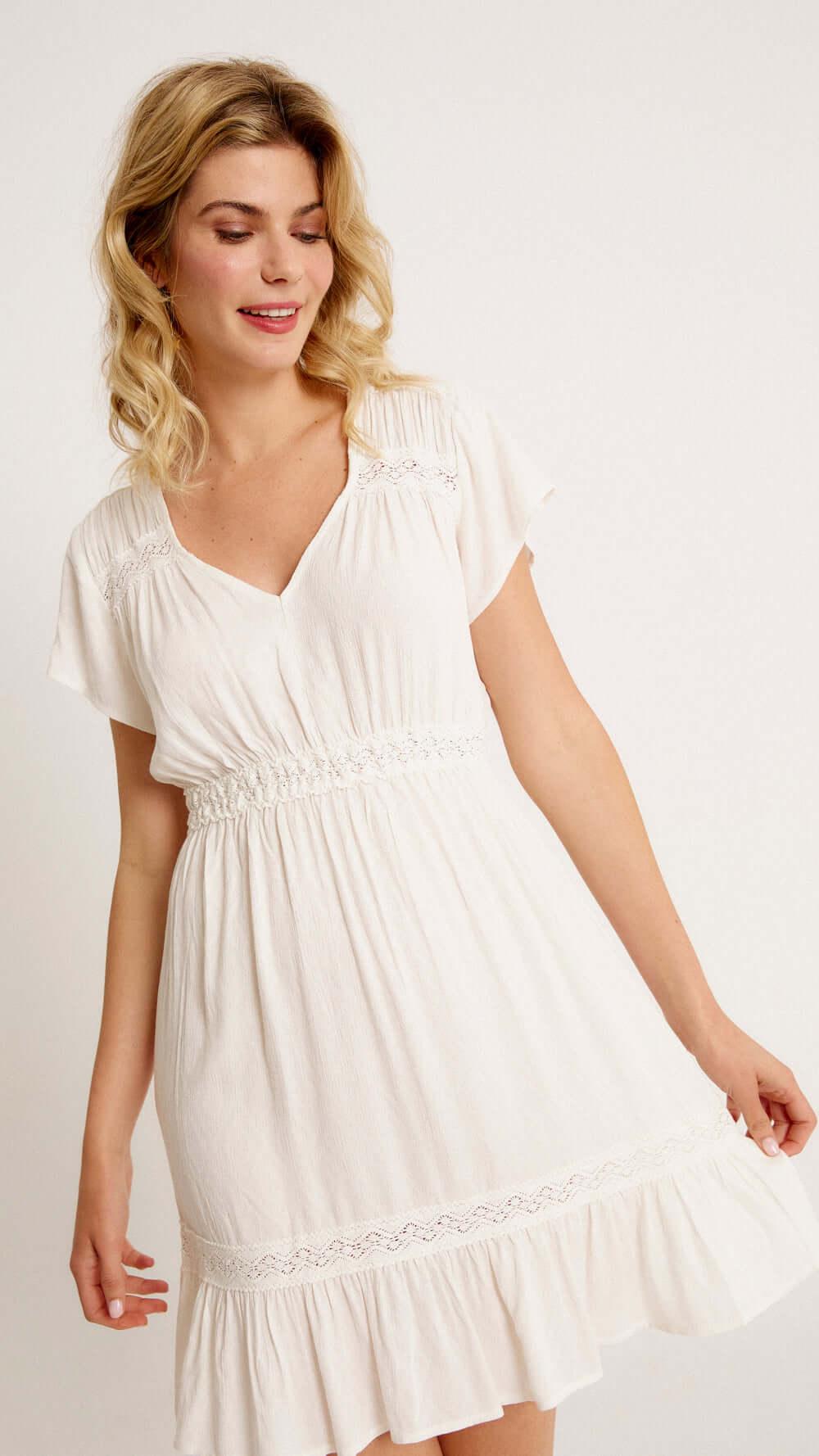 Abril - Vestido - biscuit