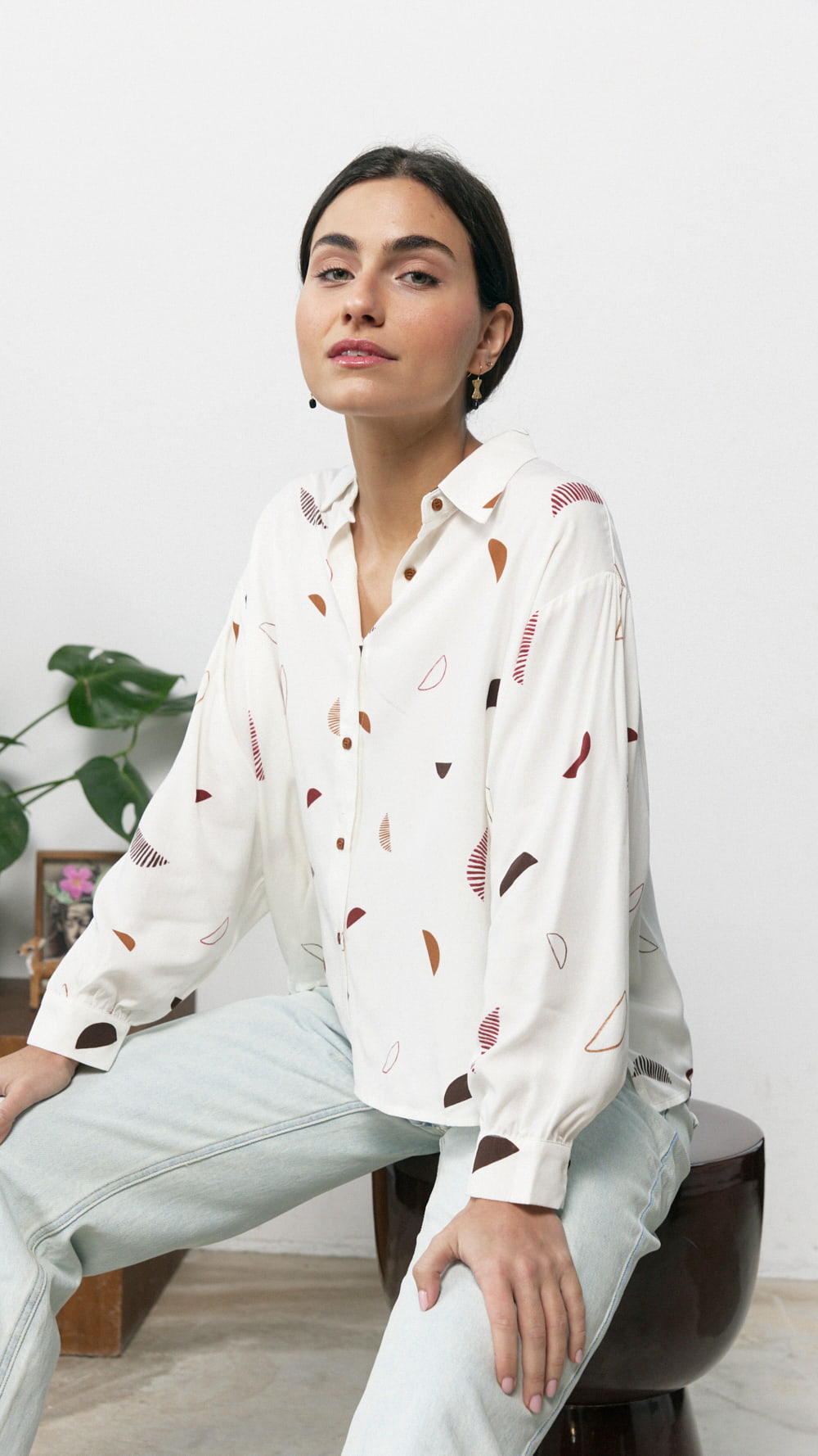 Camisa Adele Tangerine