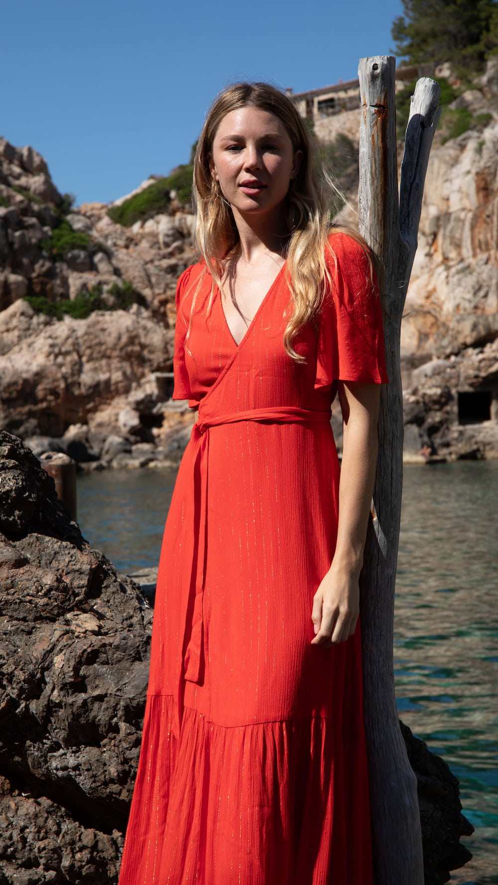 Vestido Clarisa Rojo