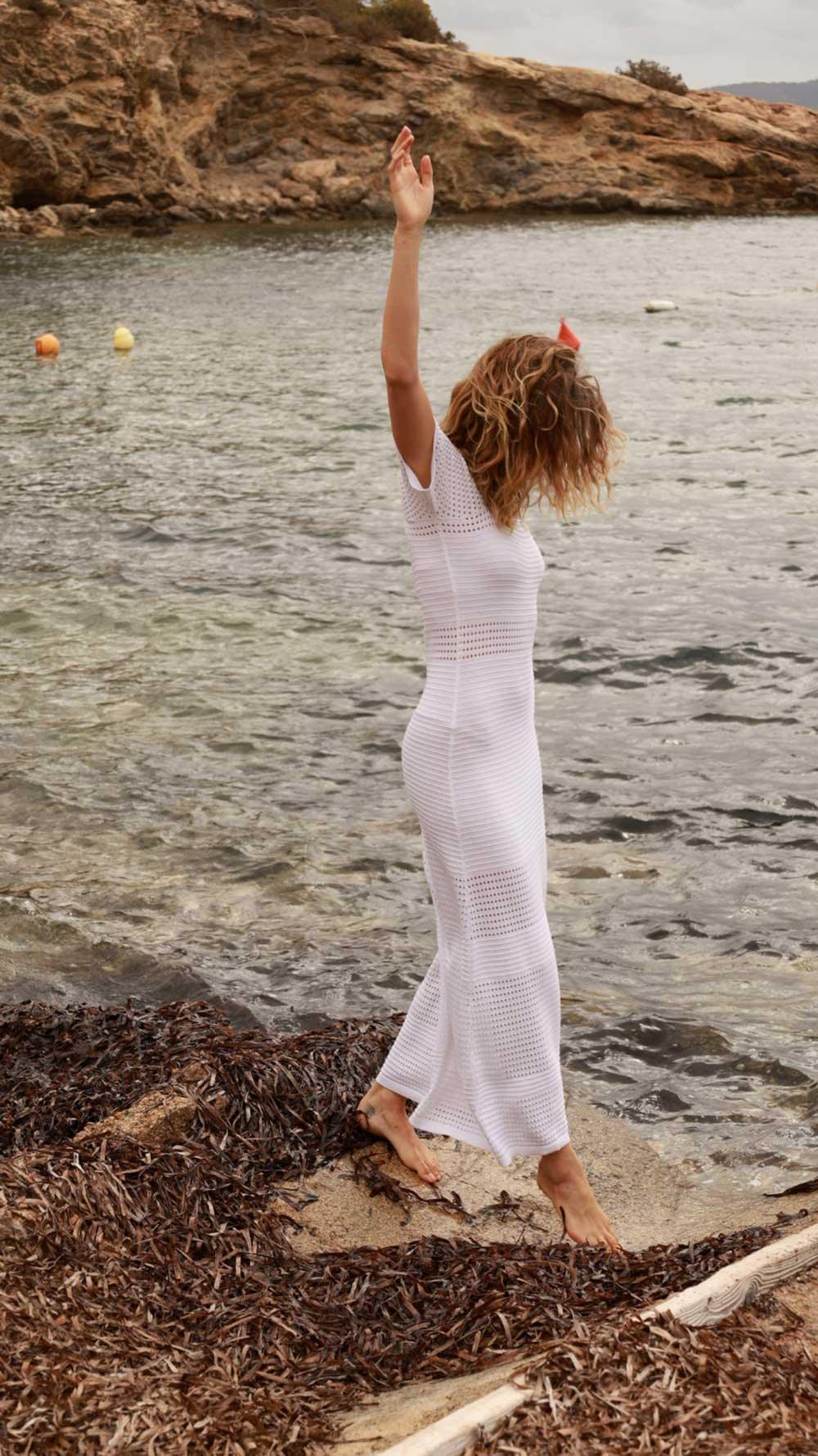 Amara - Vestido - biscuit