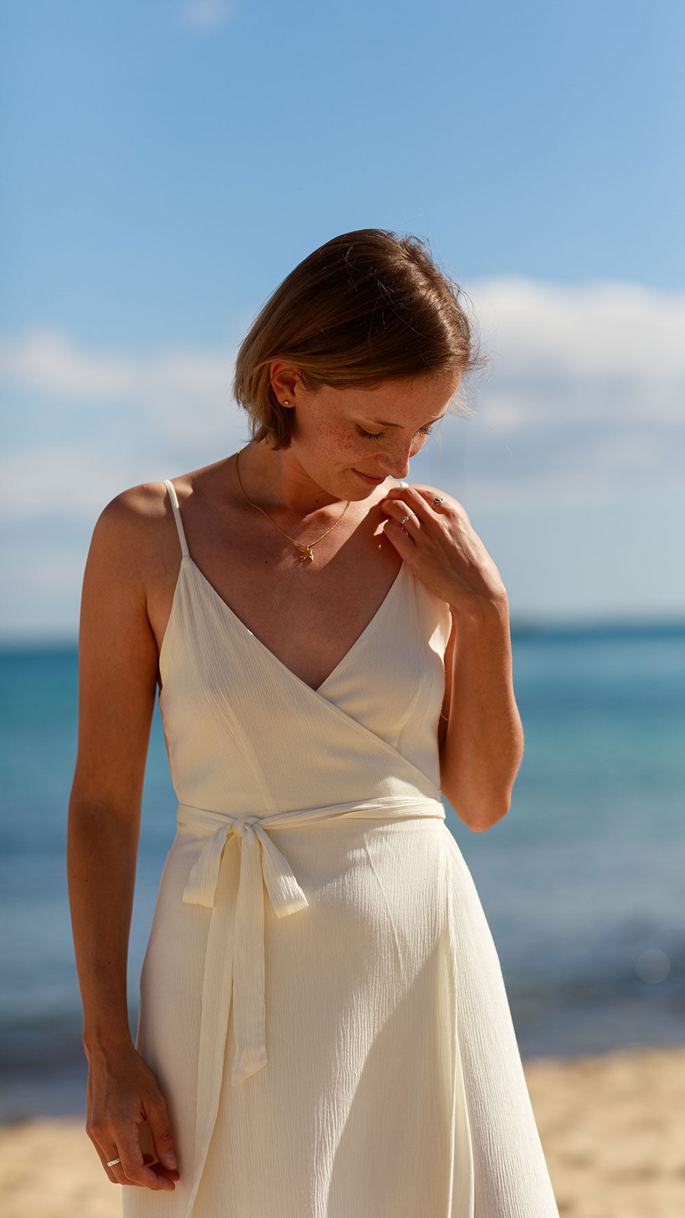 Vestido Annie Crema