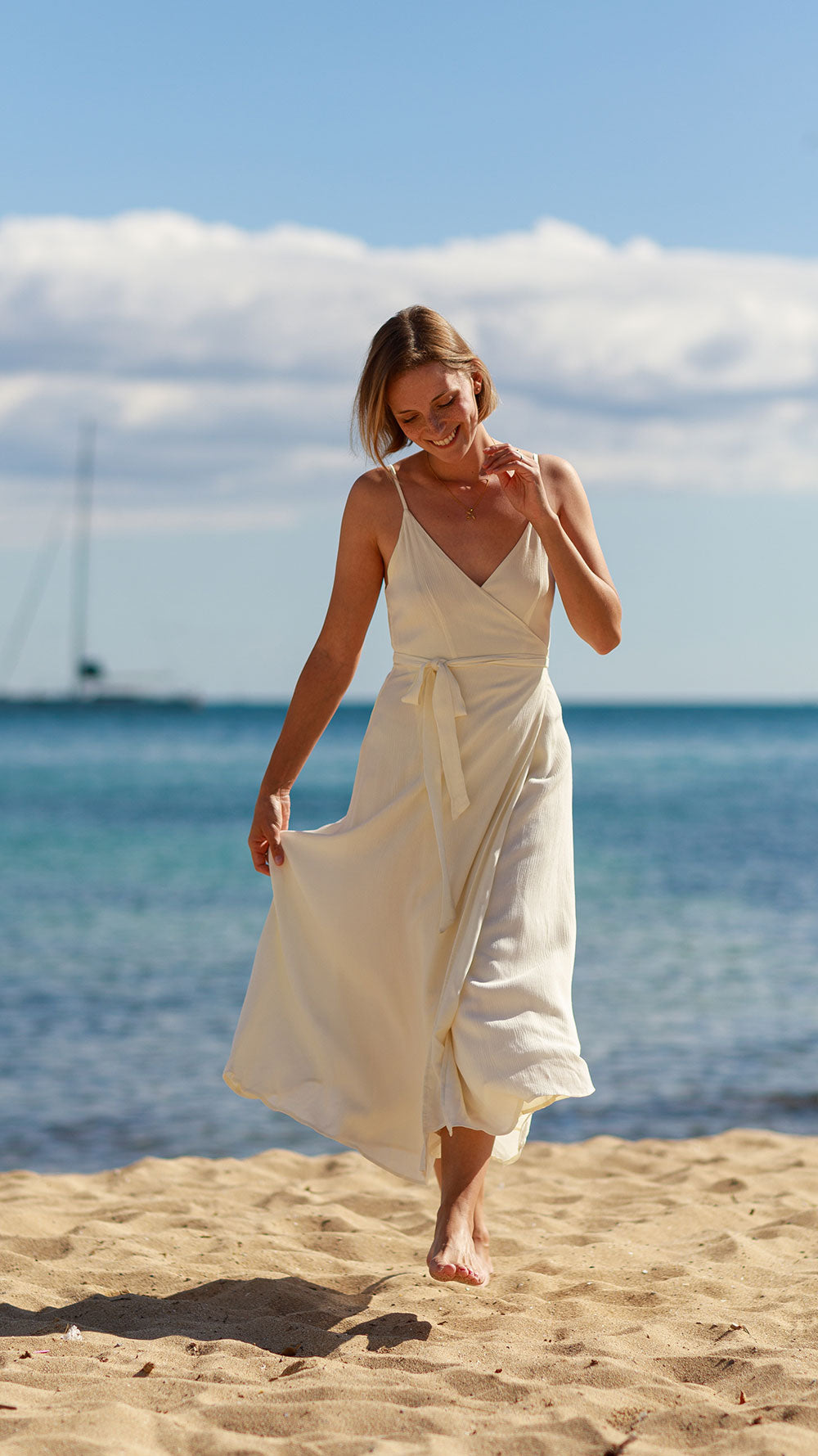 Vestido Annie Crema