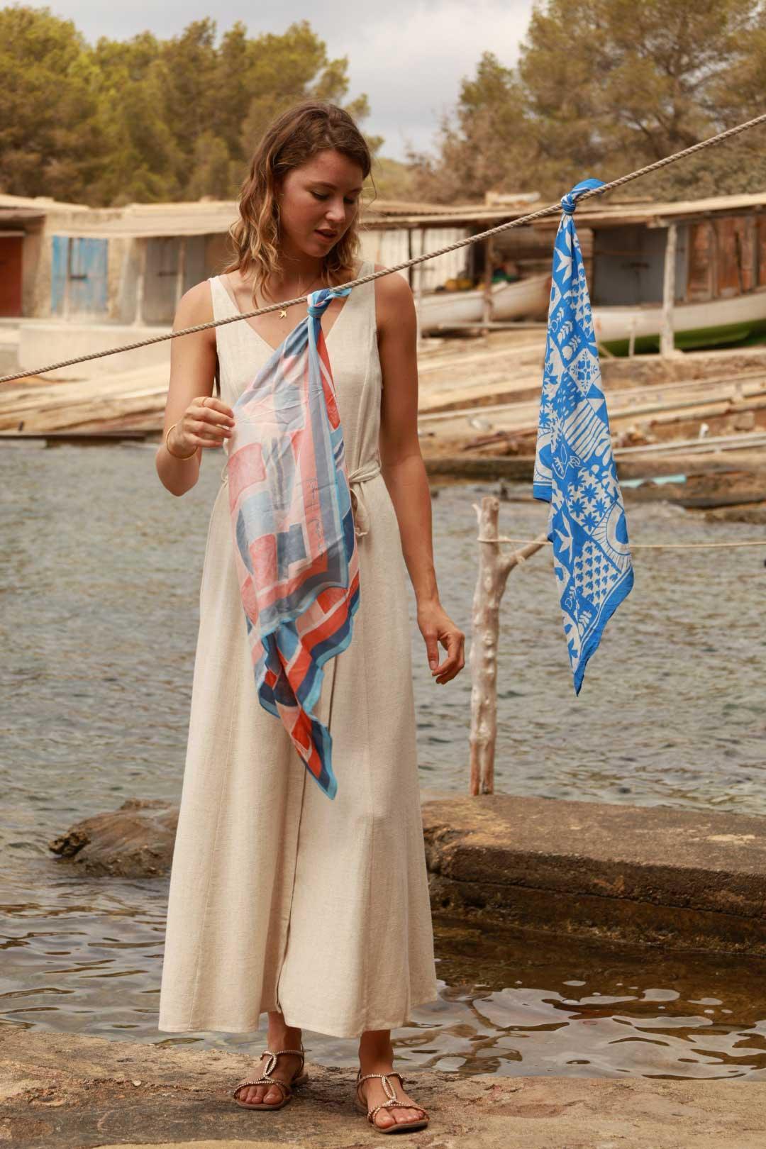 Atena - Foulard - biscuit