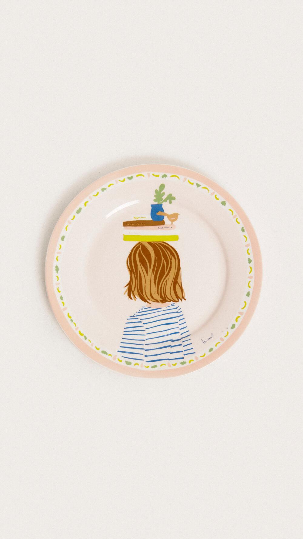 BookGirlplate - Plato - biscuit