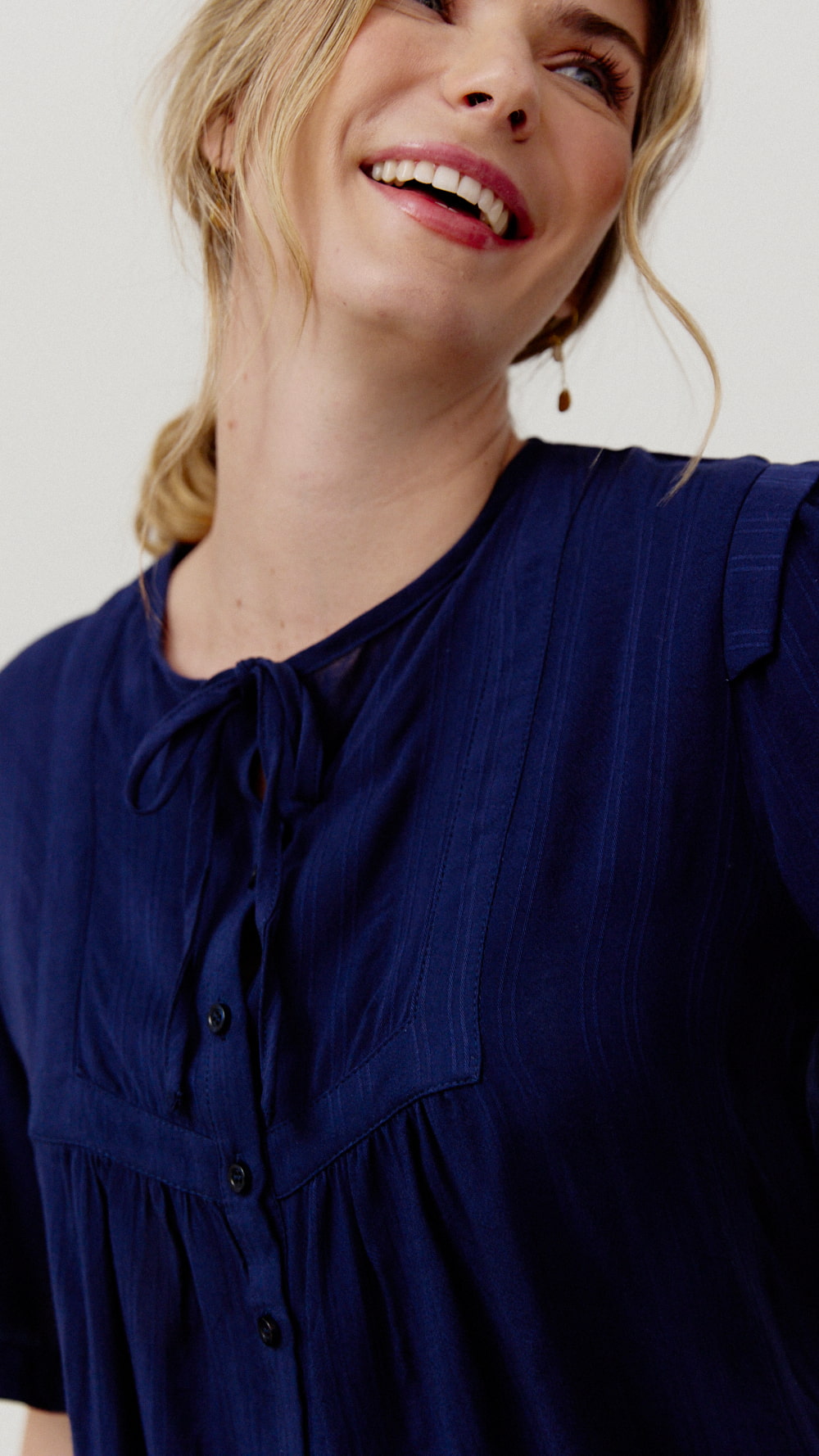 Camisa Camila Navy