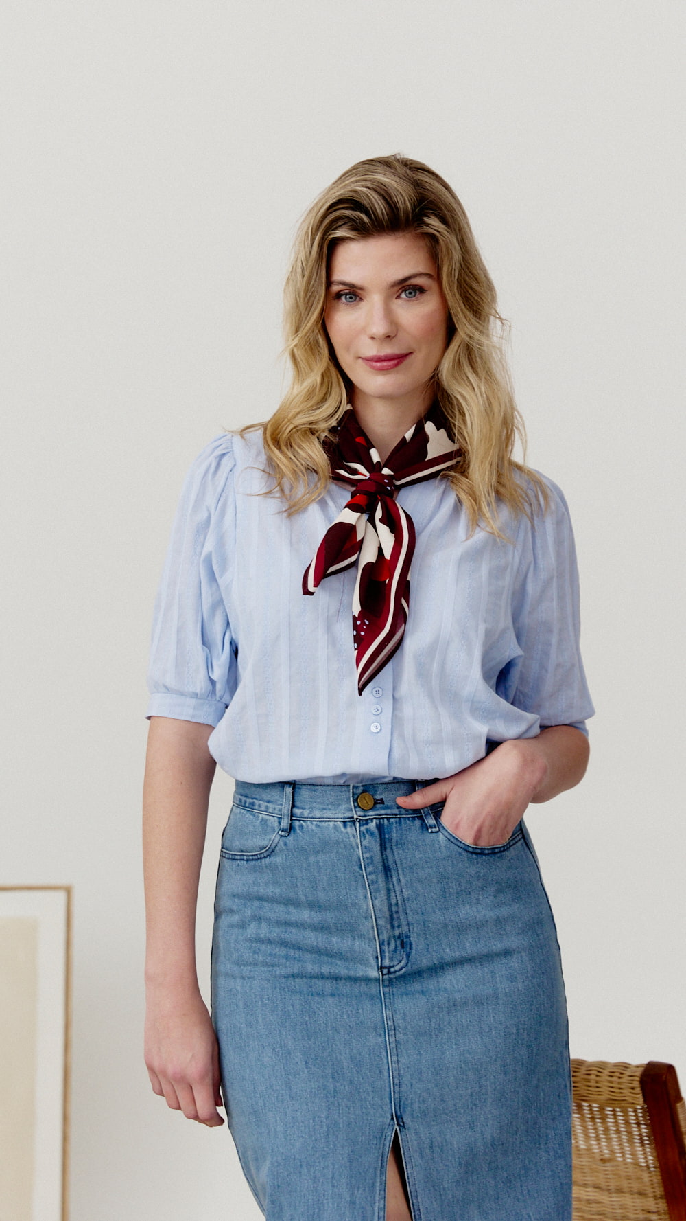 Camisa Eliset Celeste