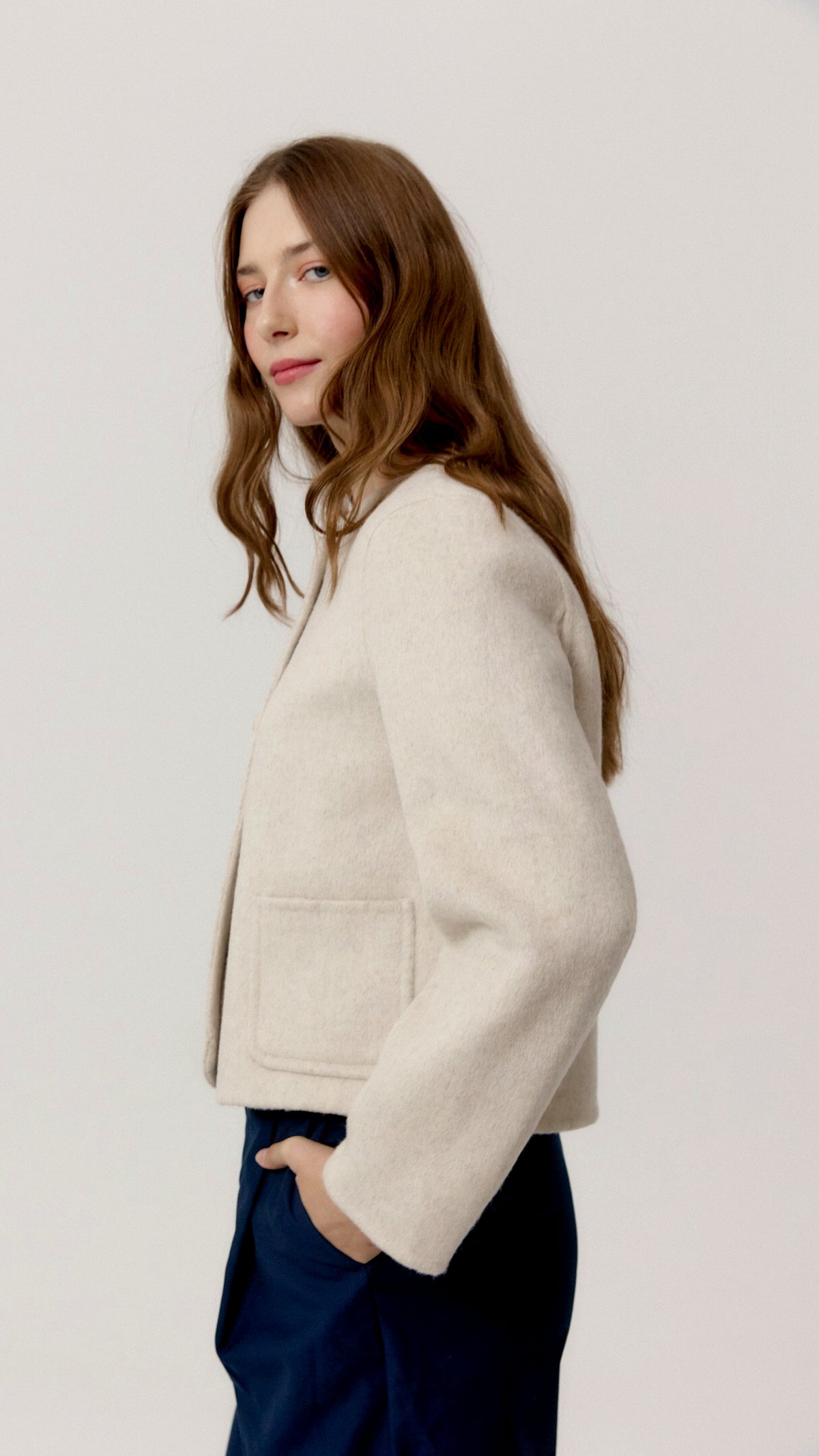 Chaqueta Pansy Cream - vista 3