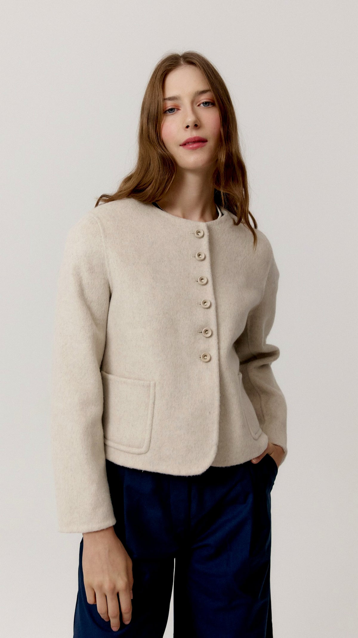 Chaqueta Pansy Cream - vista 4