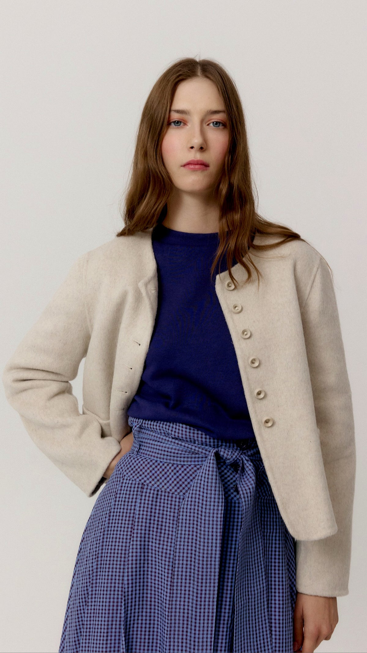 Chaqueta Pansy Cream - vista 8