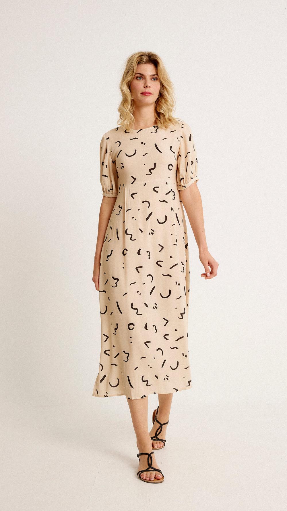 Dalhia - Vestido - biscuit