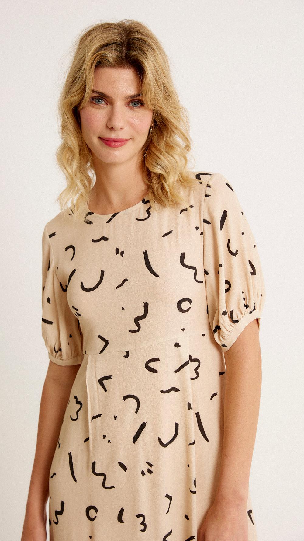 Dalhia - Vestido - biscuit