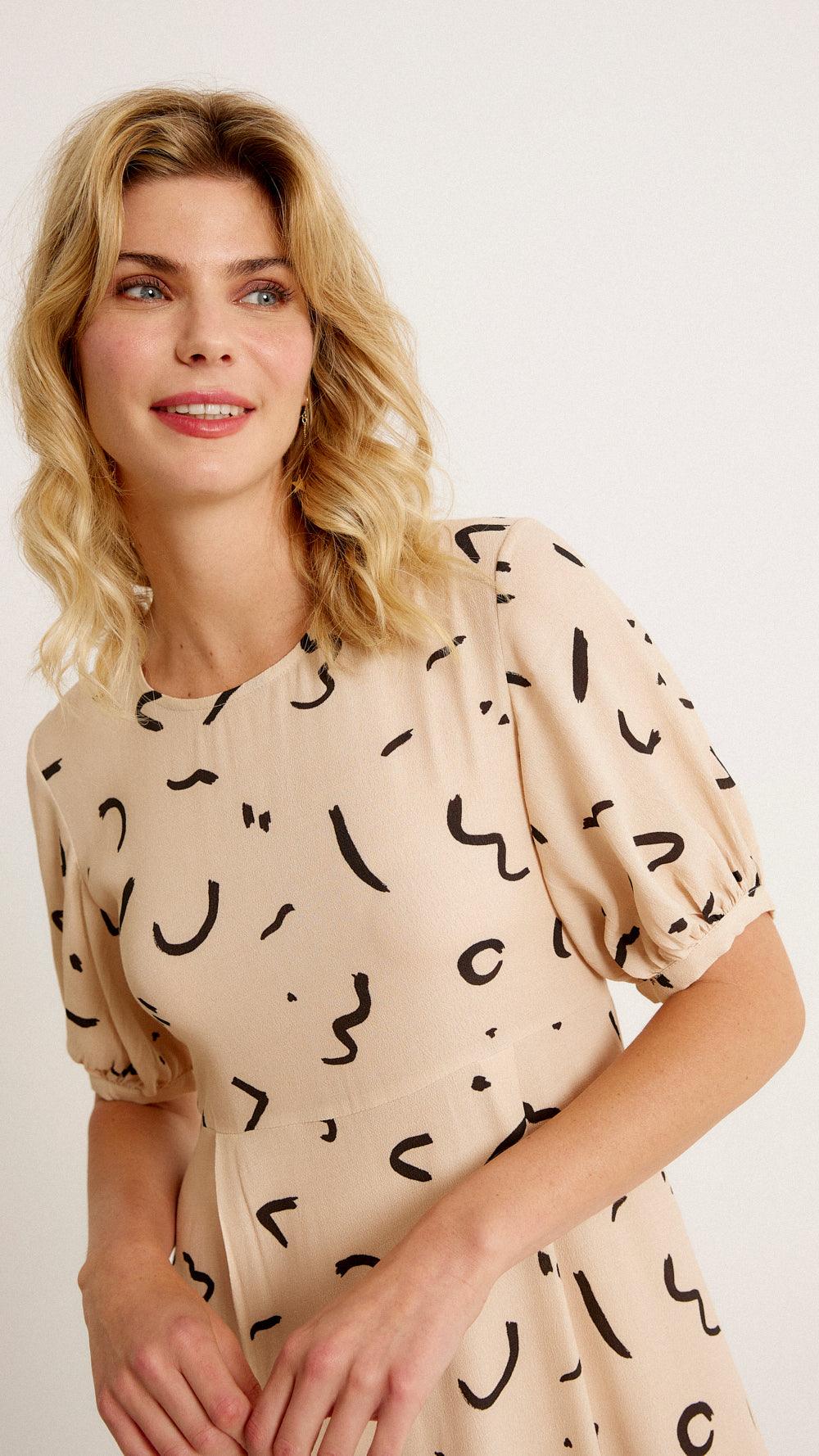 Dalhia - Vestido - biscuit