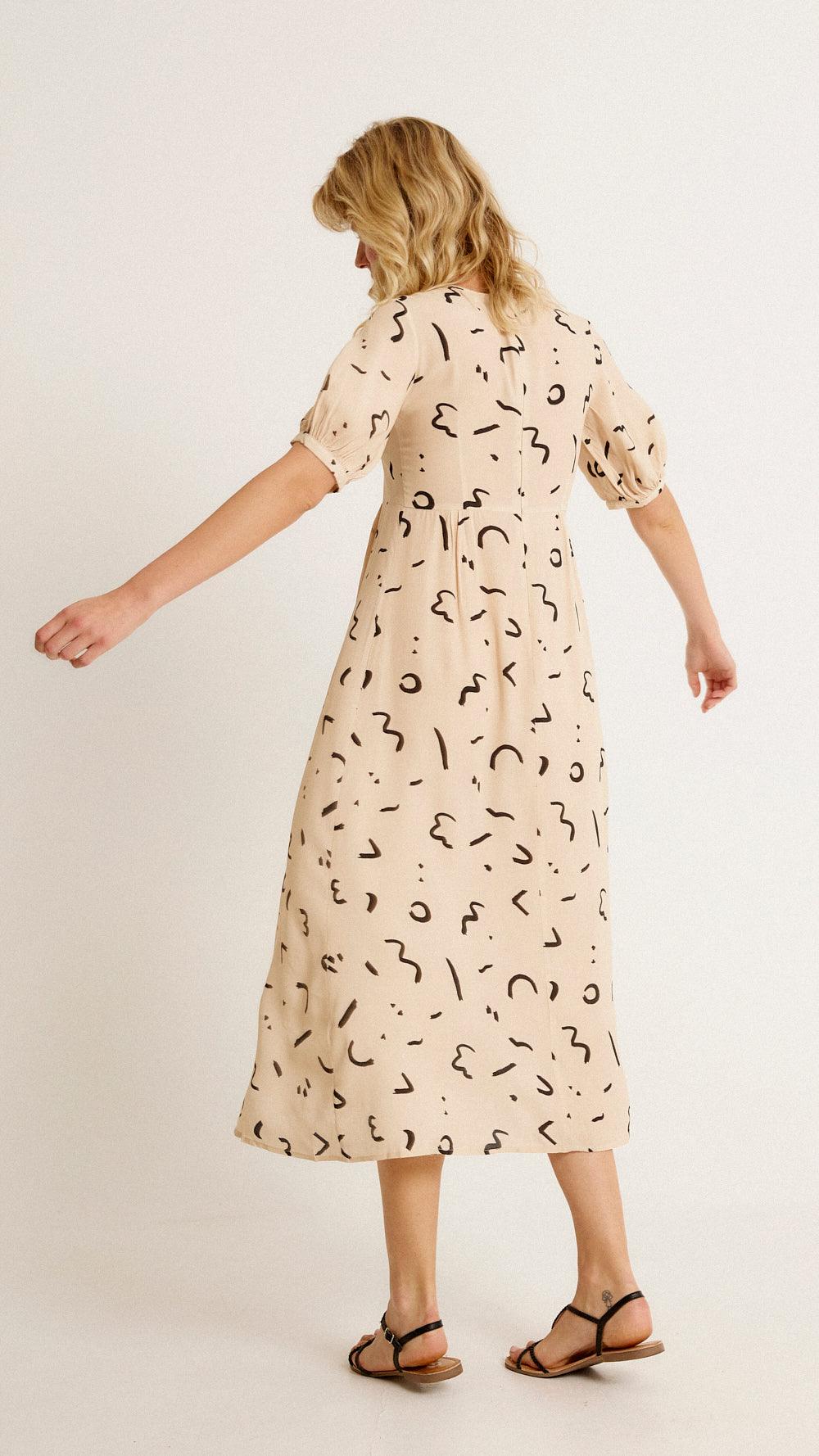 Dalhia - Vestido - biscuit