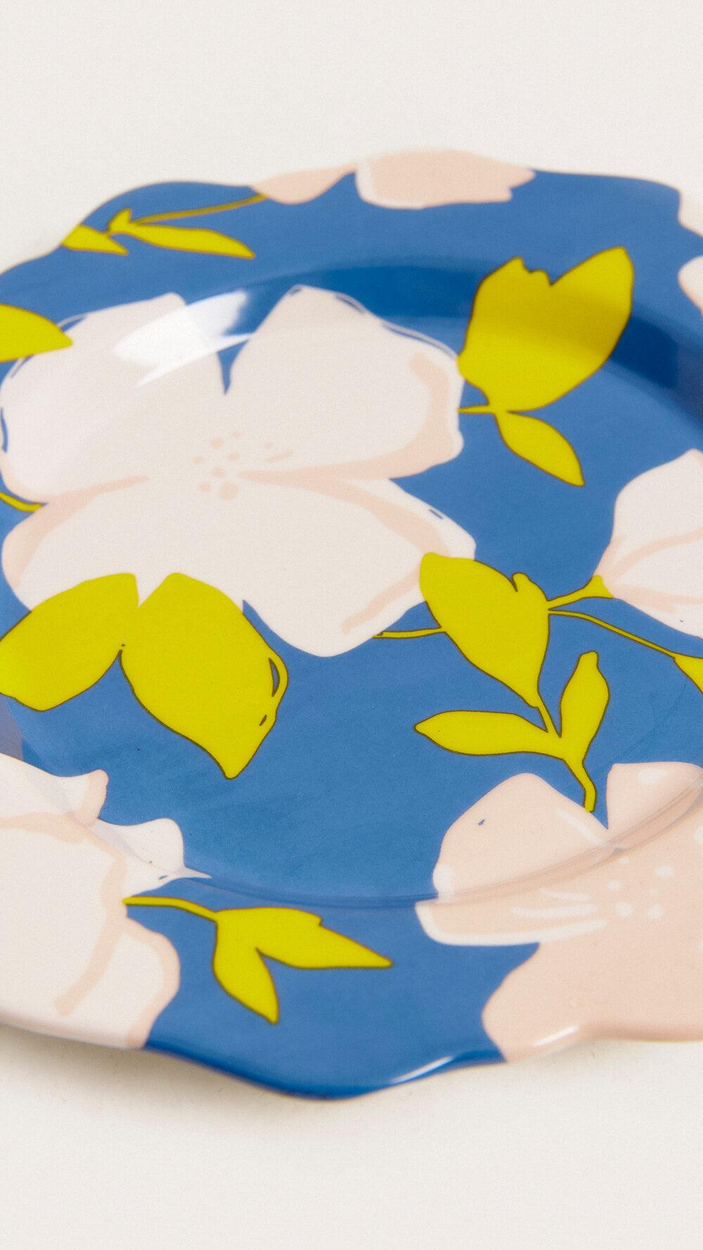 Flowerplate - Plato - biscuit