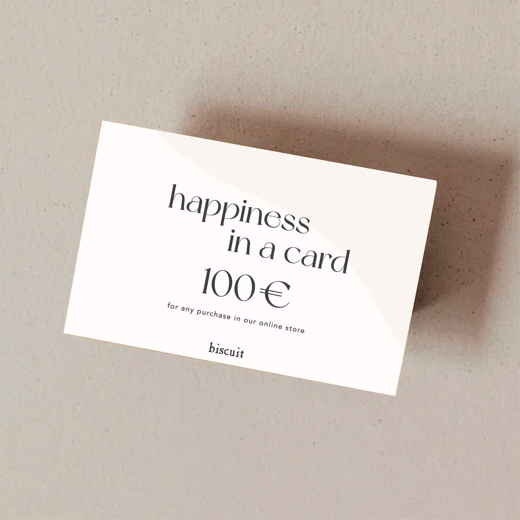 Gift card - gift card - biscuit