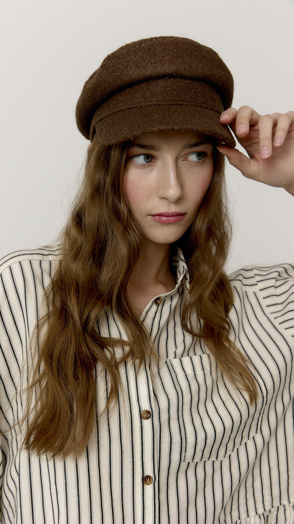 Gorra Bibi Brown de Biscuit con detalle de visera