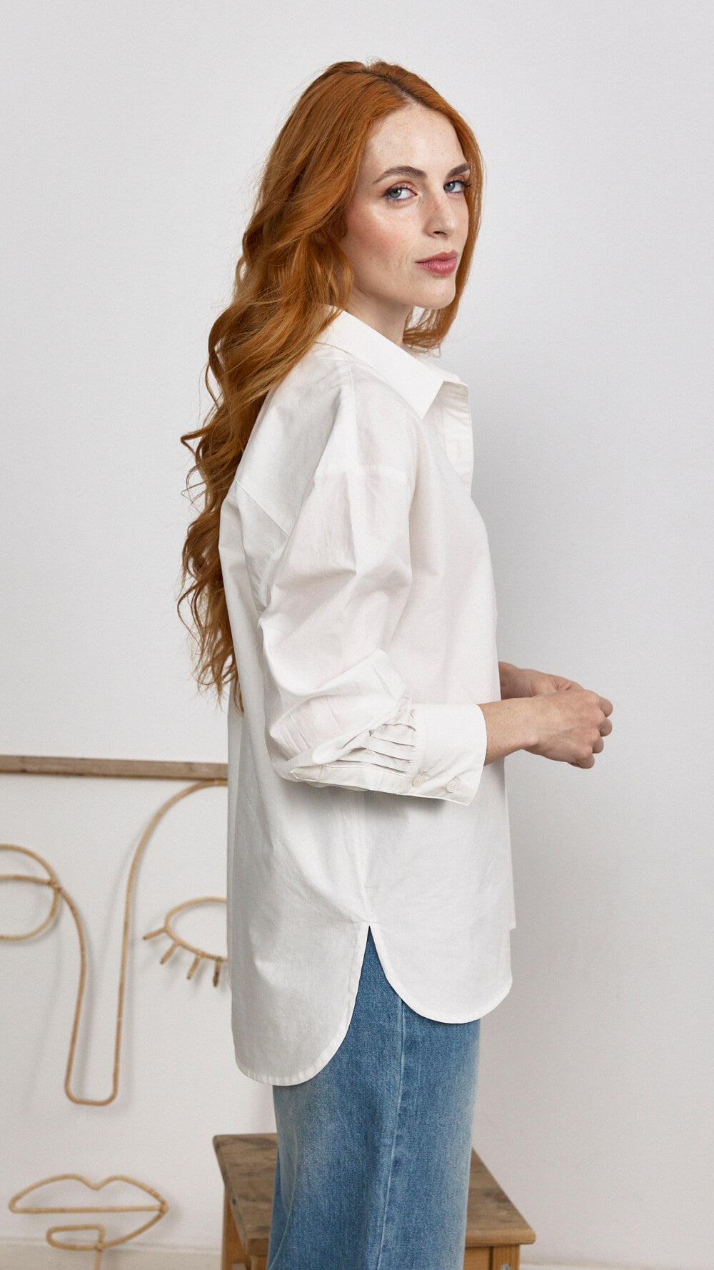 Camisa Jules blanca de Biscuit