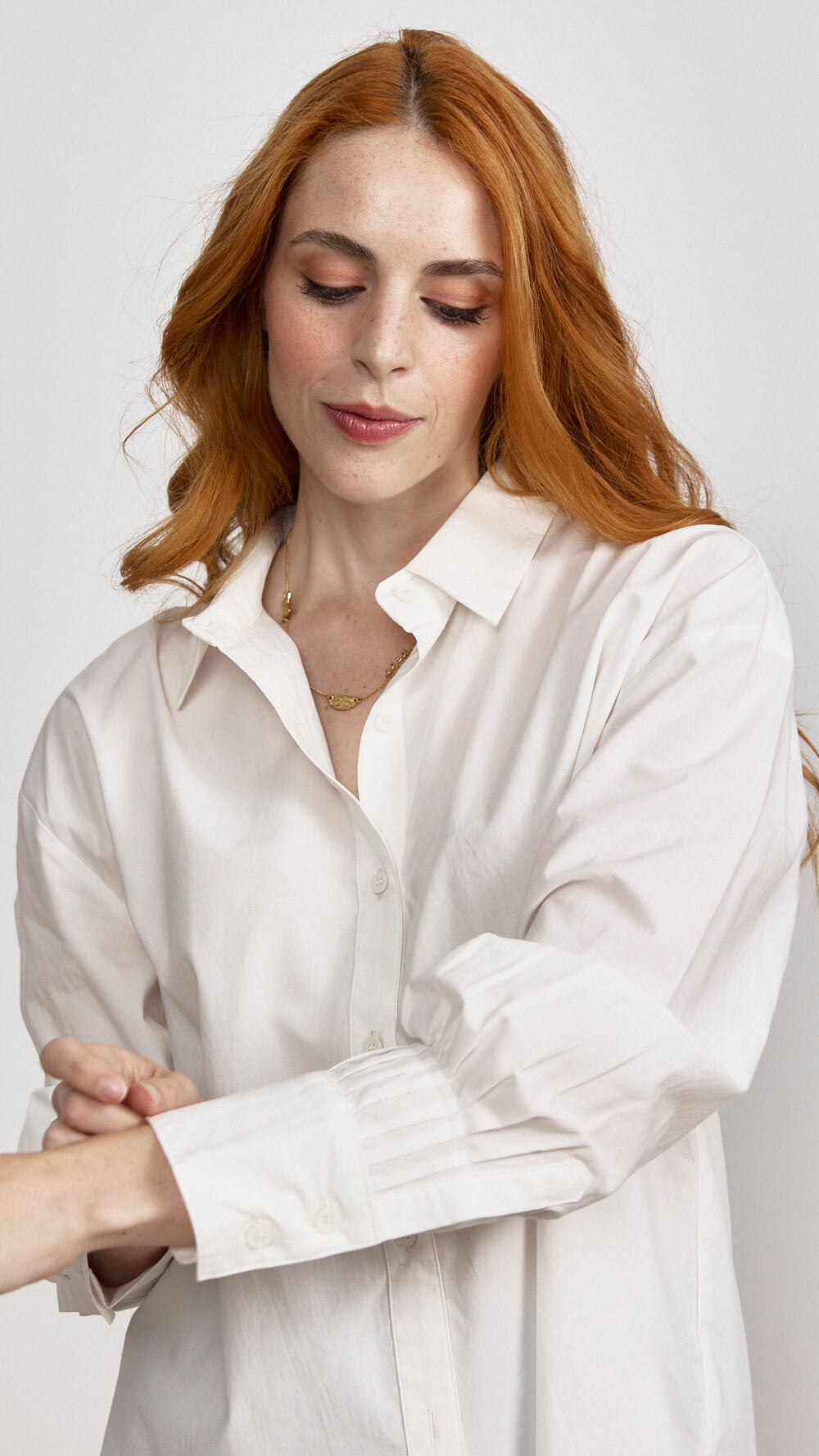 Camisa Jules blanca de Biscuit