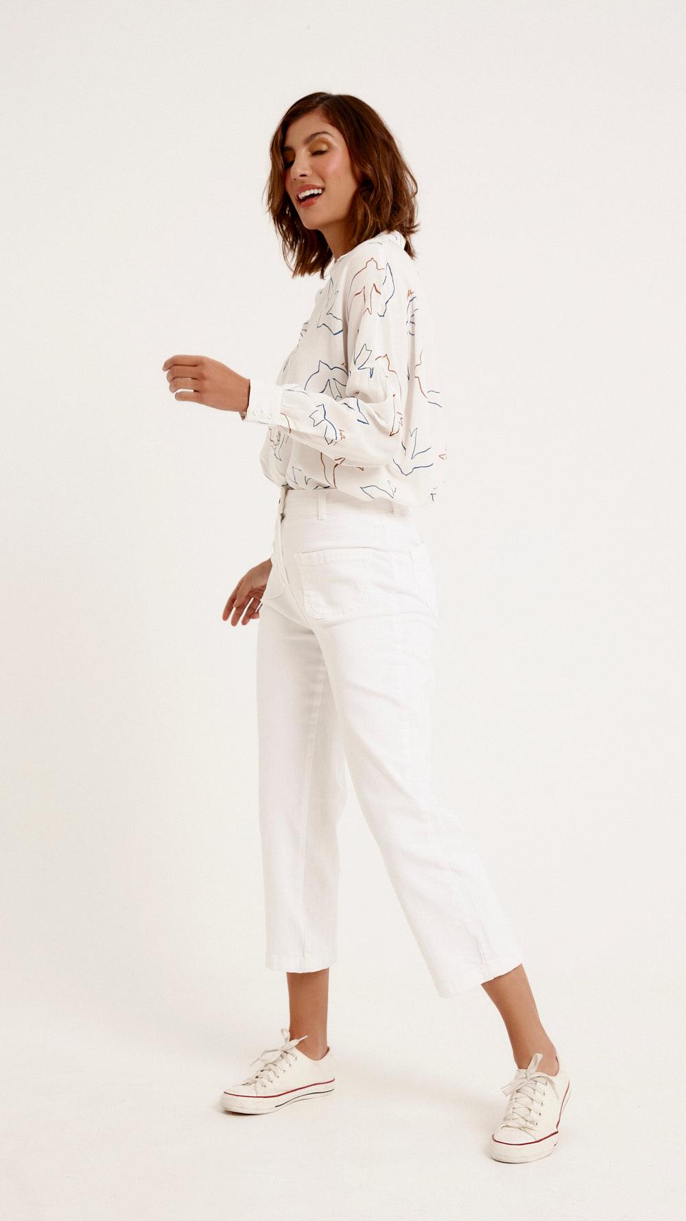 Malik - Pantalon - biscuit