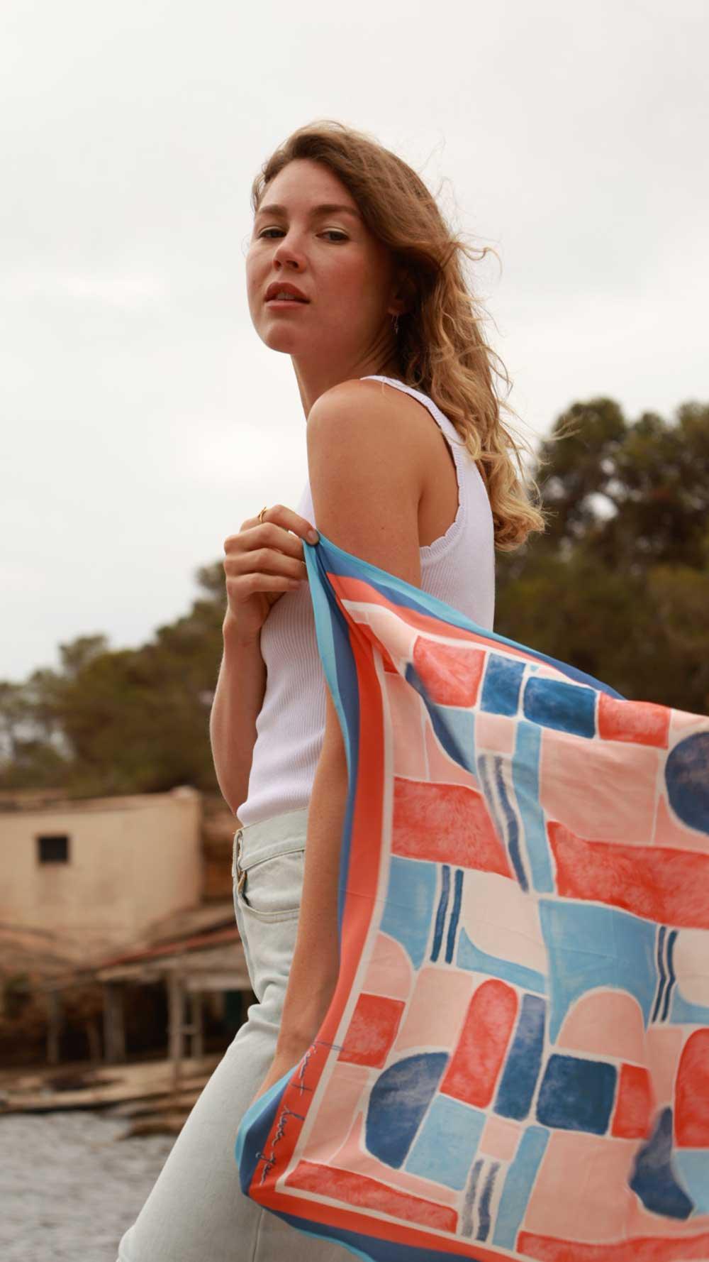 Milo - Foulard - biscuit