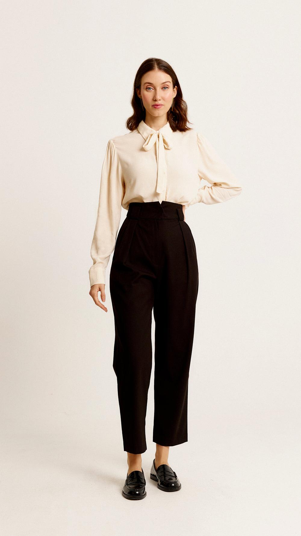 Naima - Pantalon - biscuit