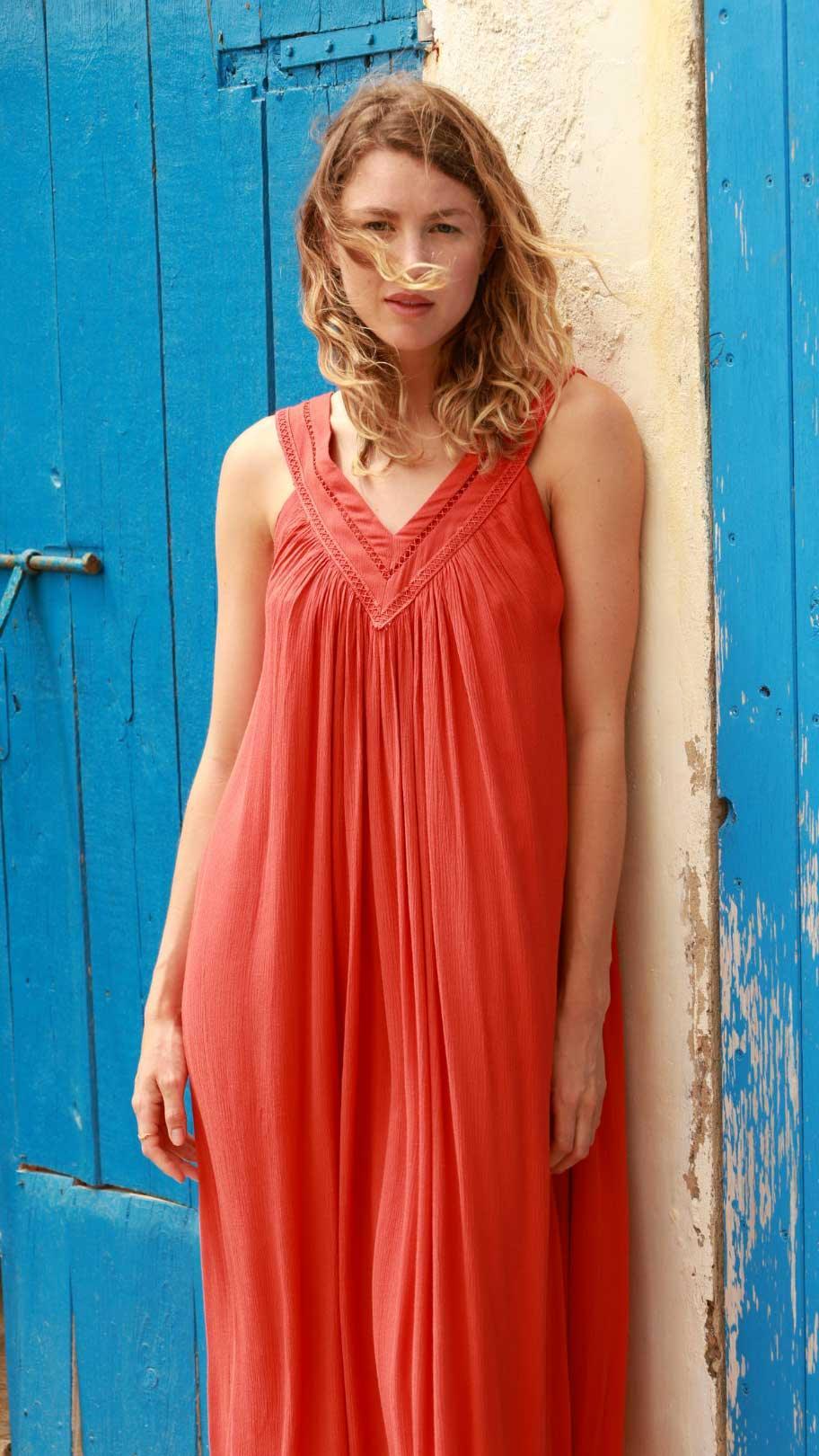 Nusa - Vestido - biscuit