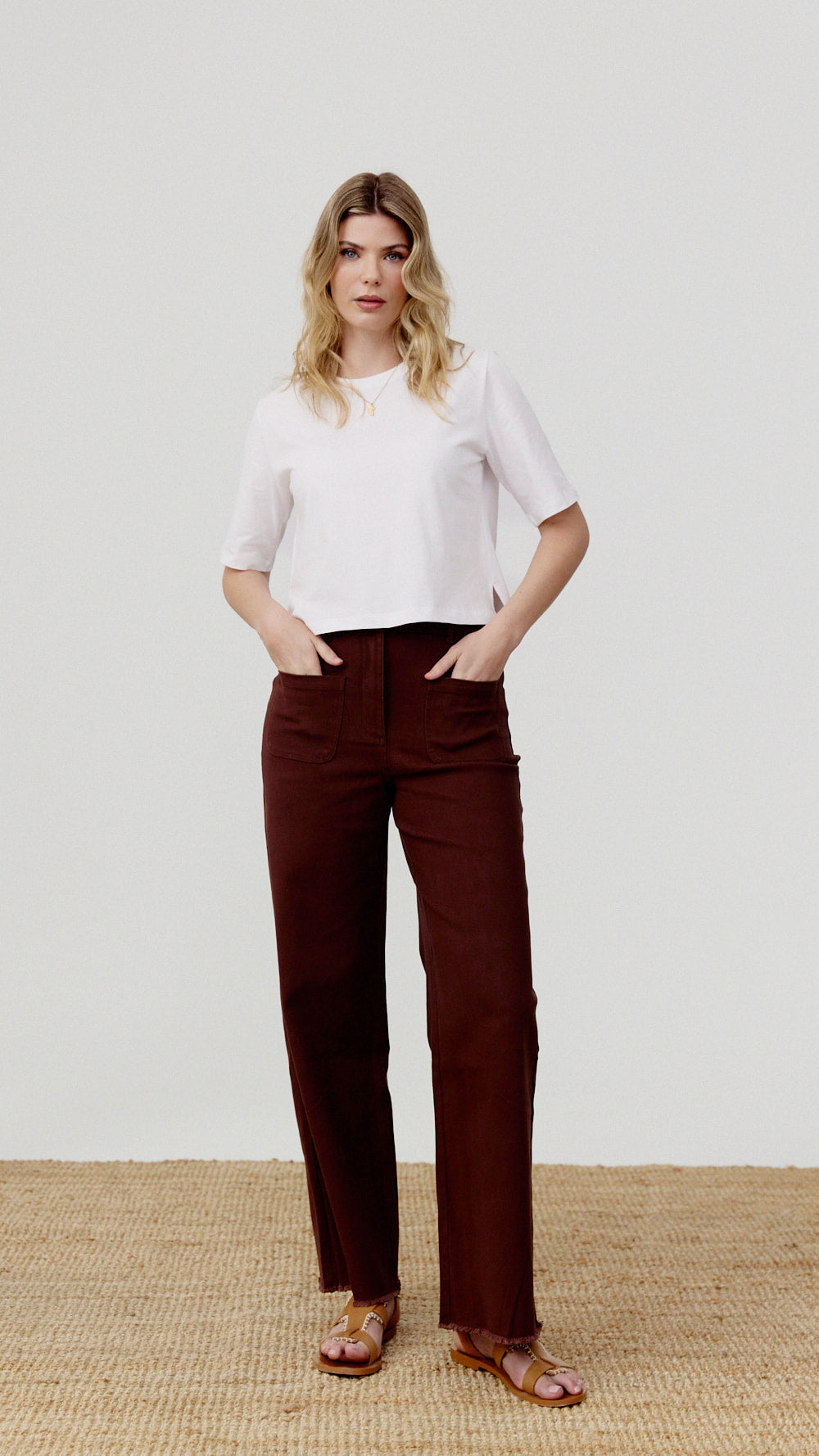 Pantalon Marwa Chocolate