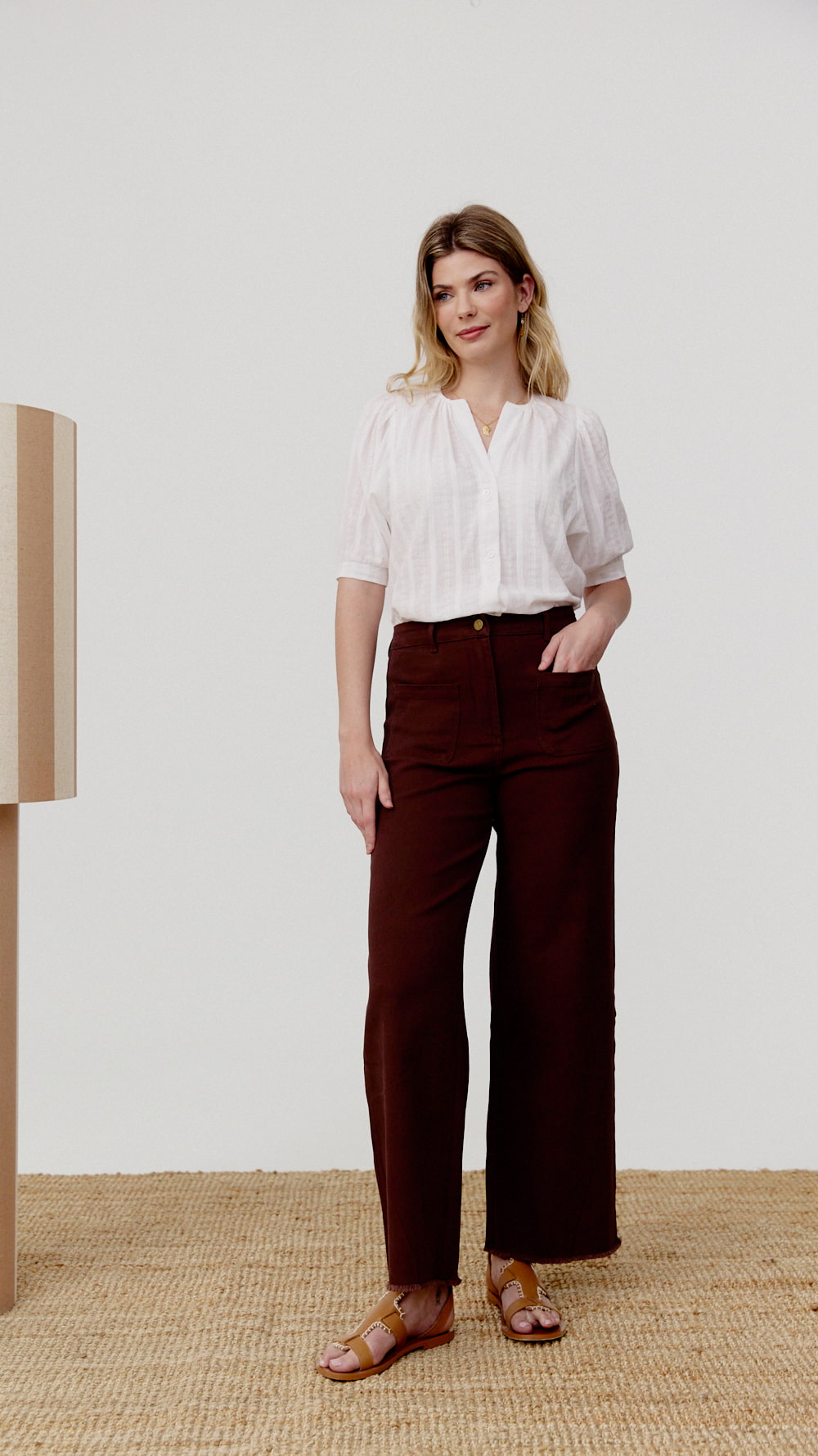 Pantalon Marwa Chocolate