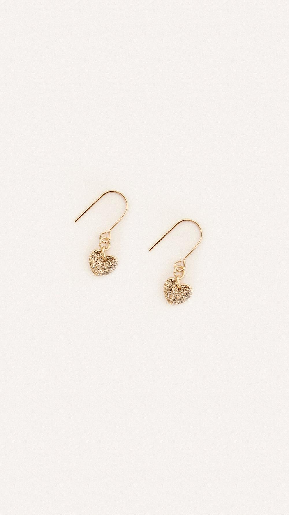 Pendientes Heart cortos - Pendiente - biscuit