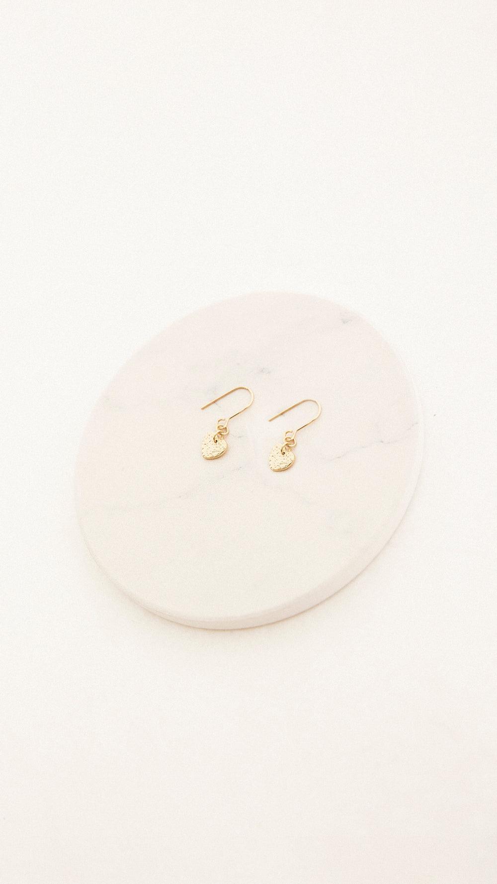 Pendientes Heart cortos - Pendiente - biscuit