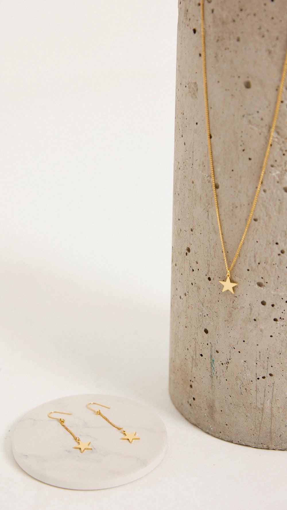 Pendientes Star - Pendiente - biscuit