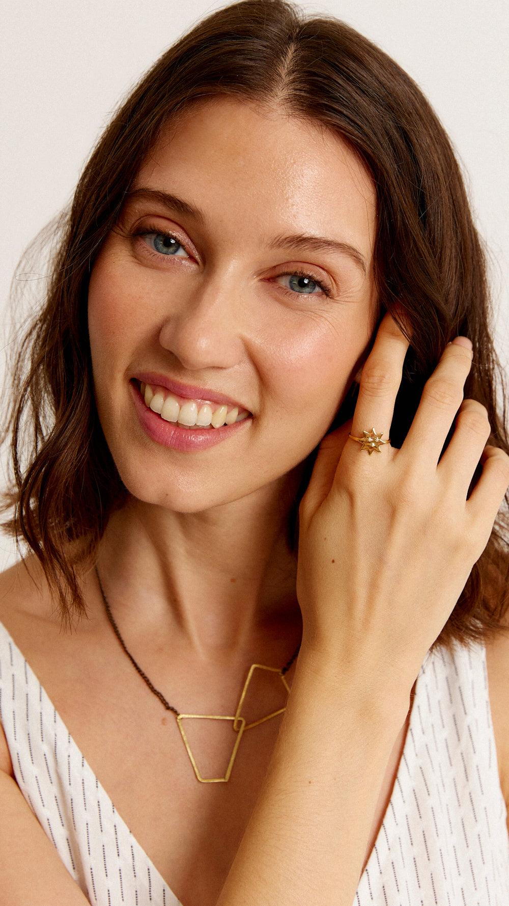 Stars Ring - Anillo - biscuit