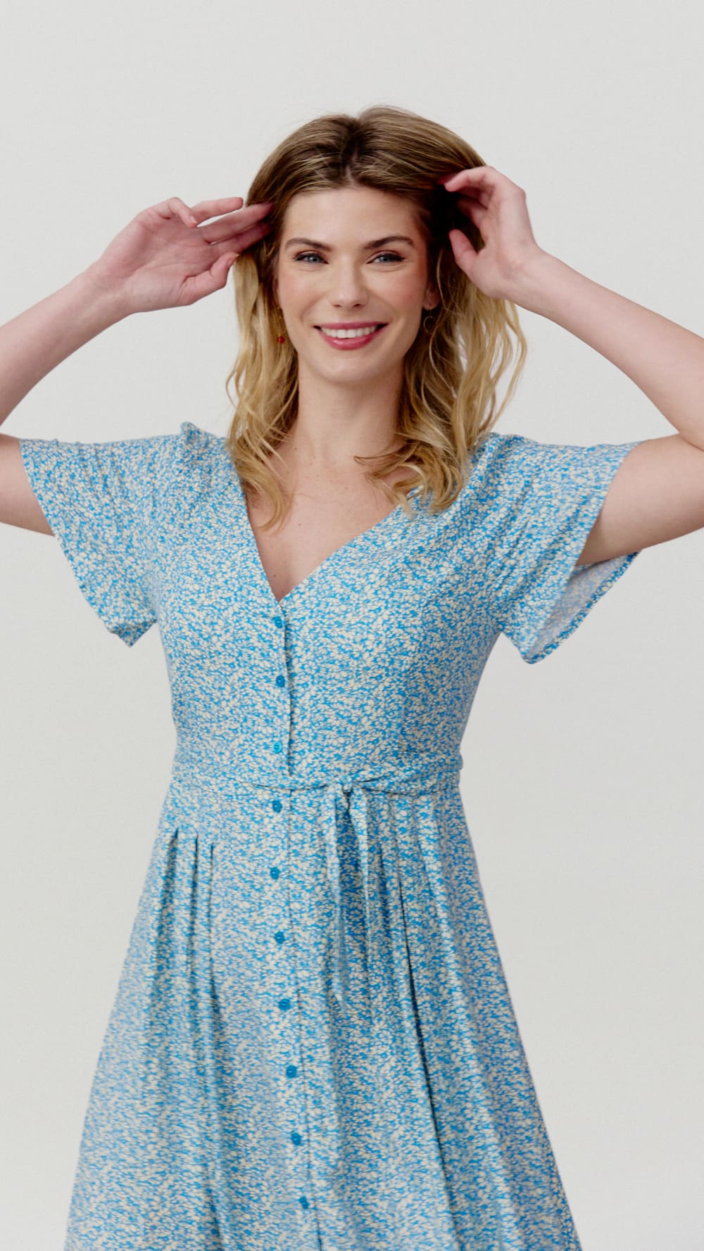 Vestido Grace azul de Biscuit