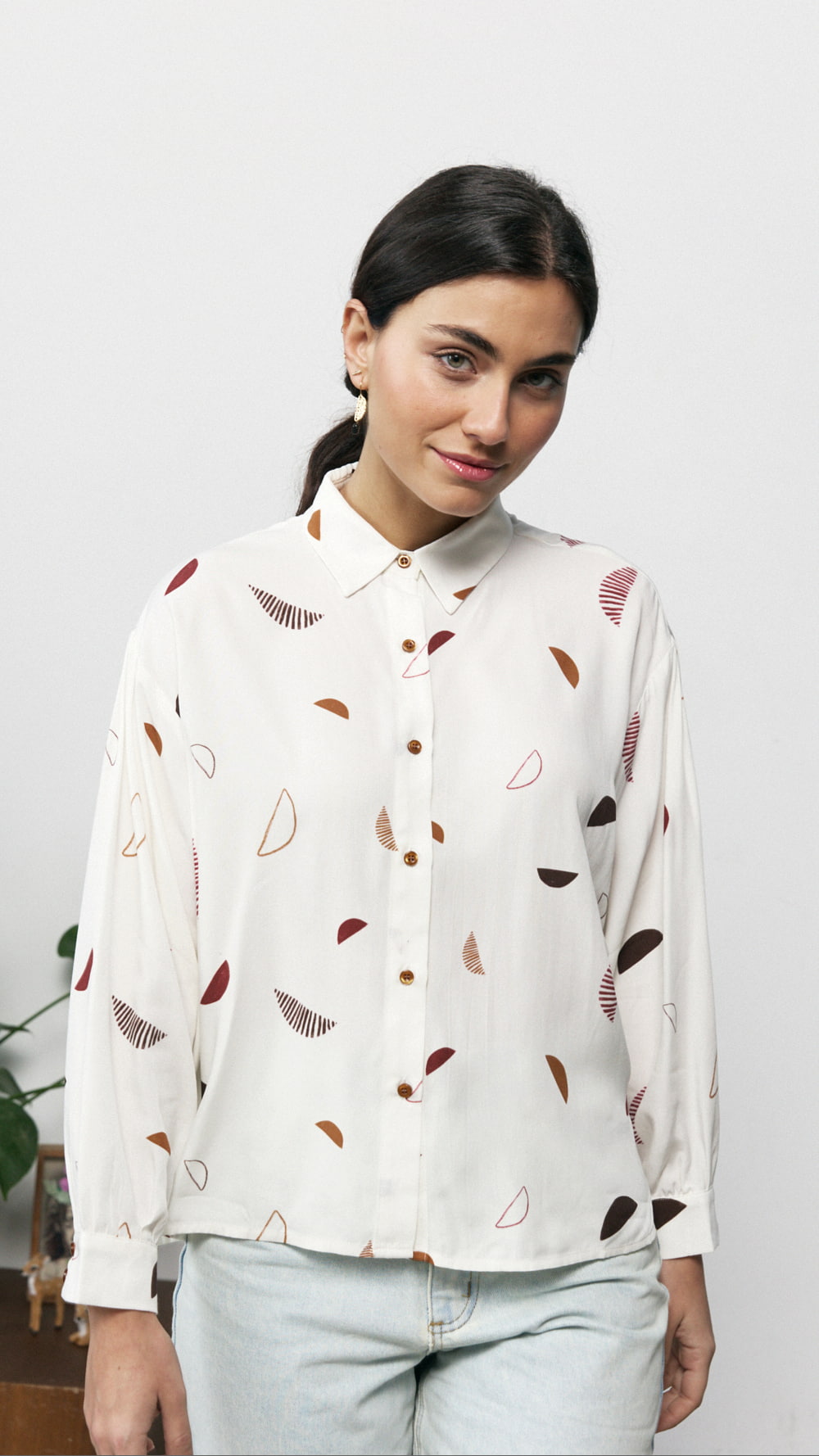 Camisa Adele Tangerine