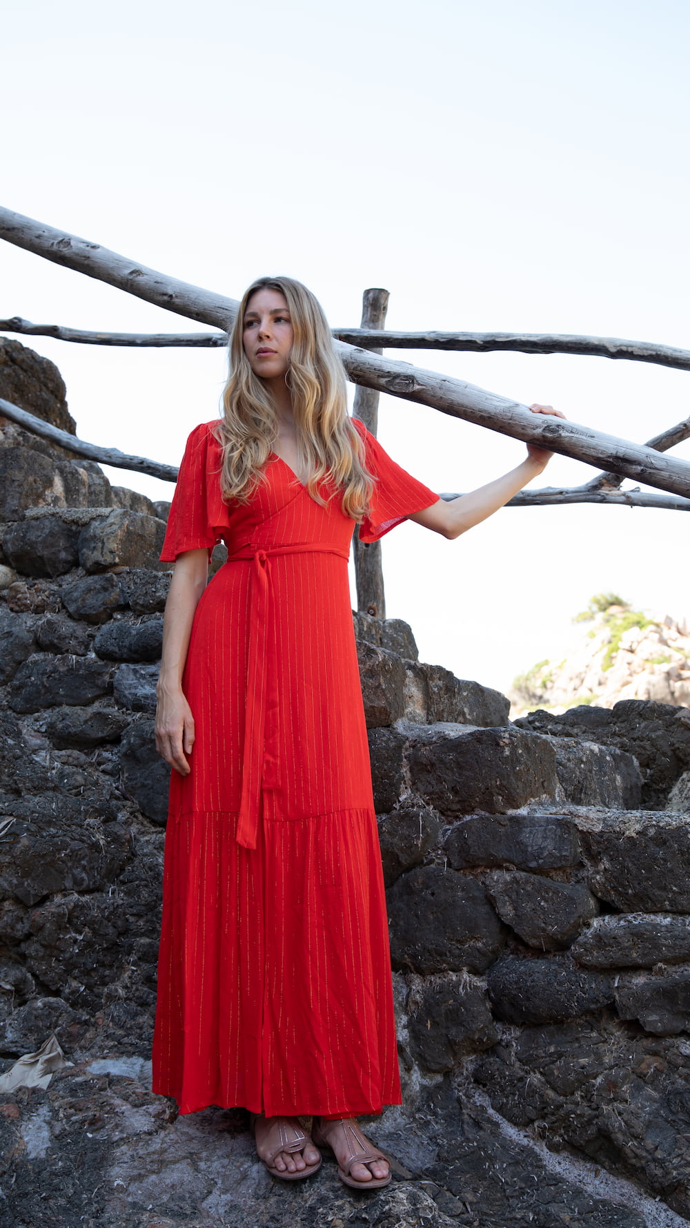 Vestido Clarisa Rojo