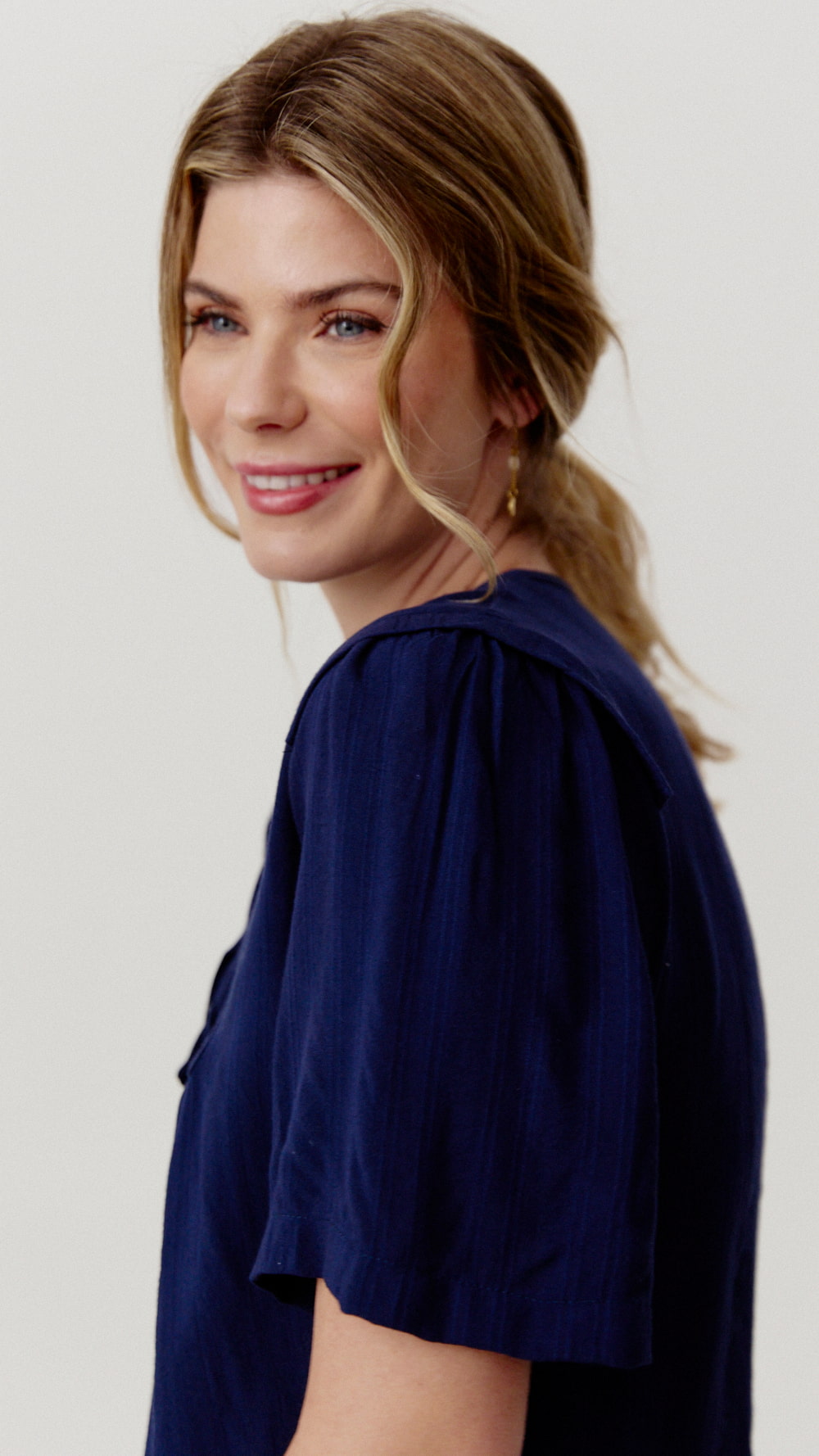 Camisa Camila Navy