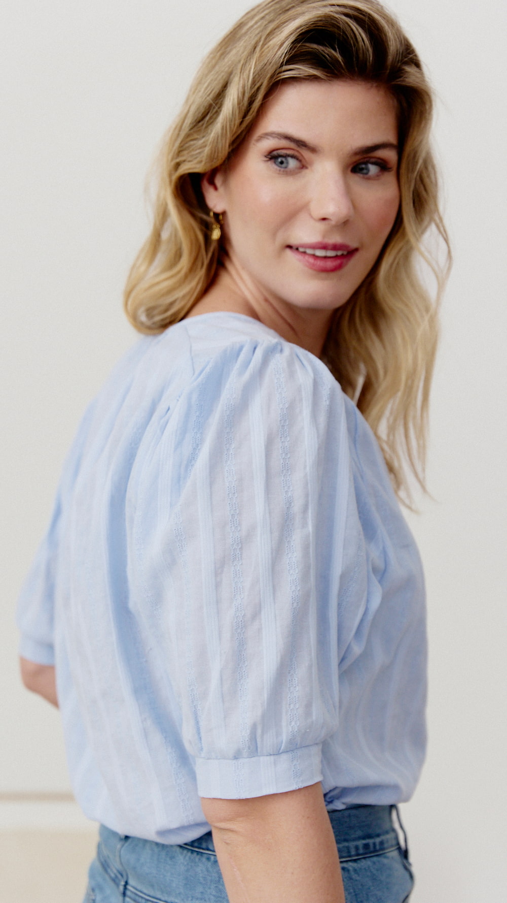 Camisa Eliset Celeste