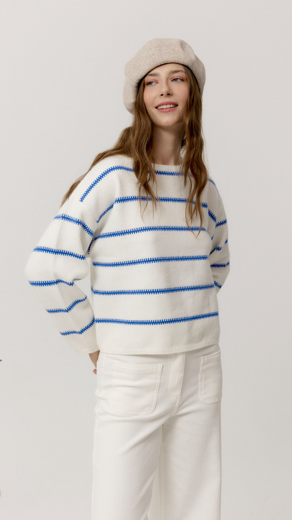 Pantalón Marwa blanco de Biscuit