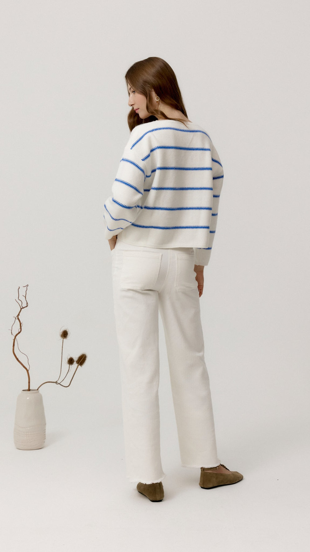 Pantalón Marwa blanco de Biscuit