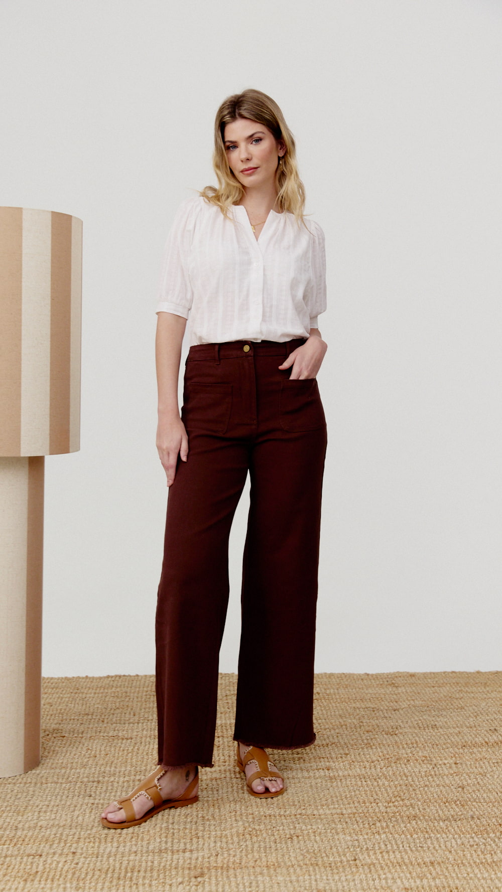 Pantalon Marwa Chocolate