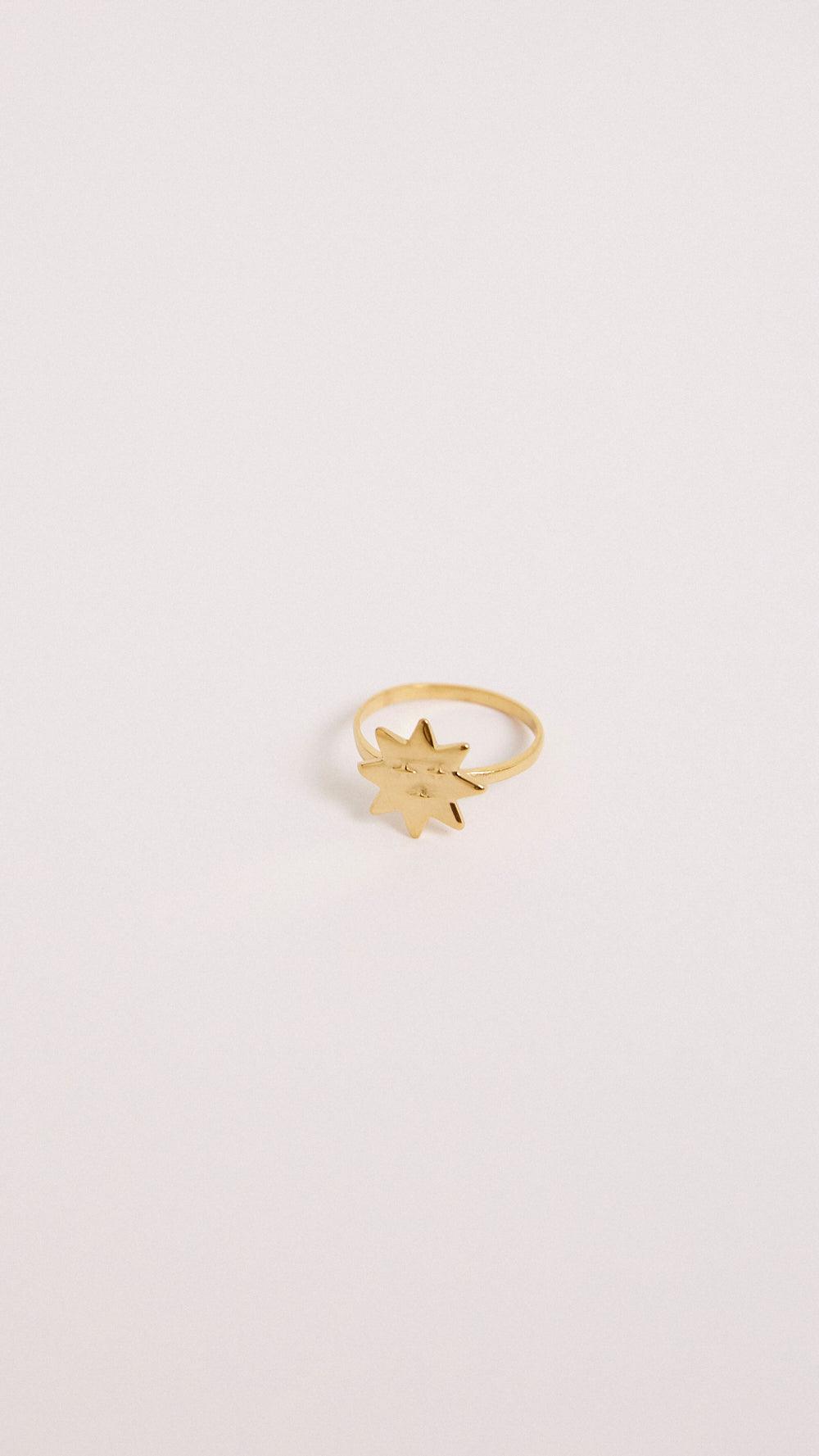 Stars Ring - Anillo - biscuit