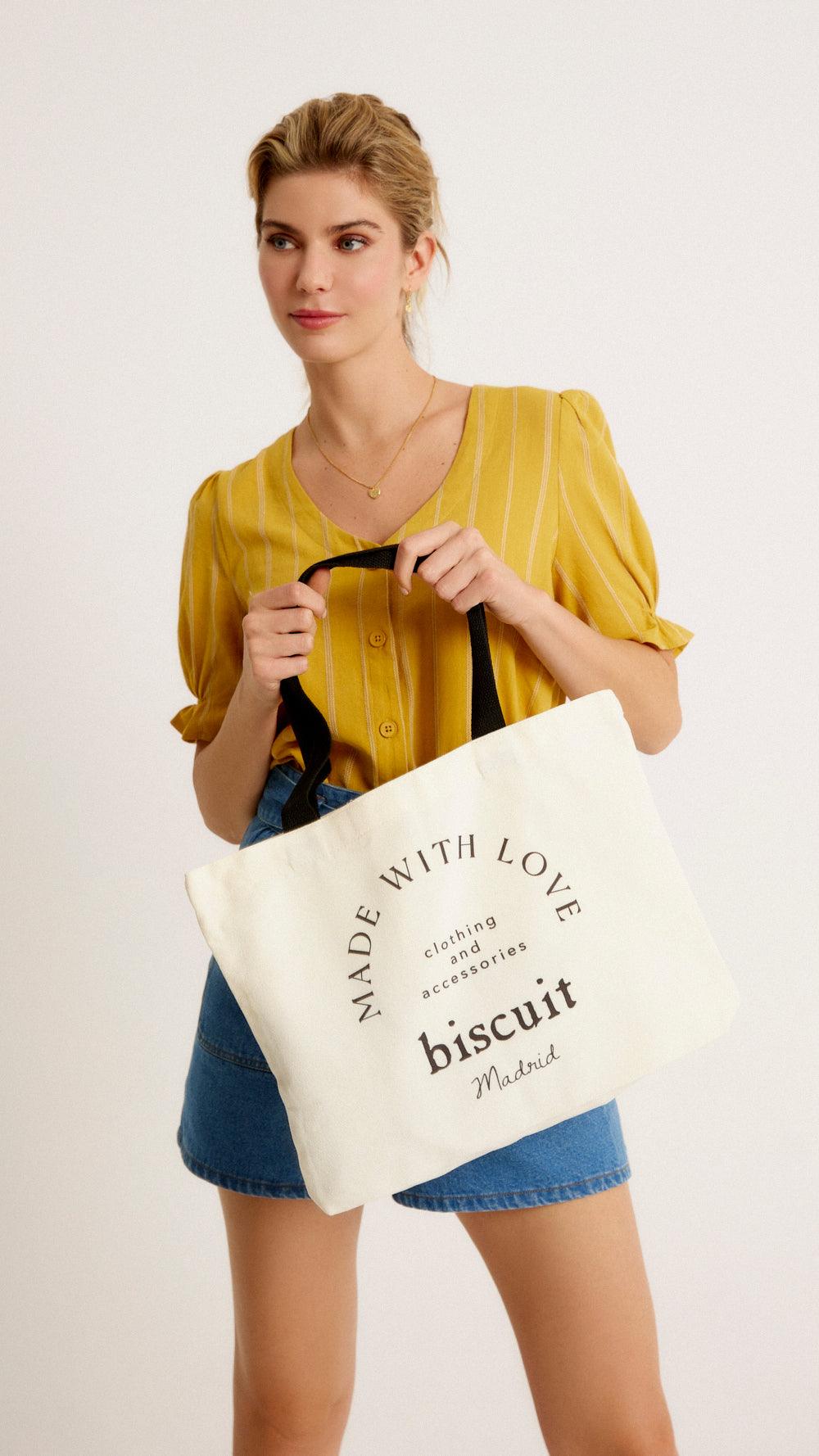 Tote bag Bird - Bolso - biscuit