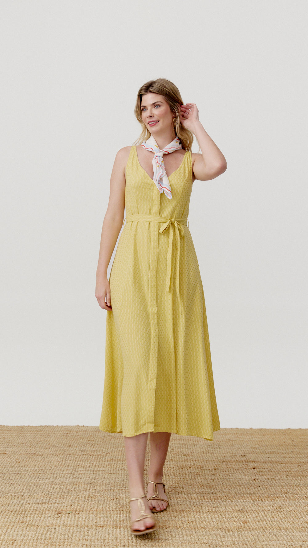 Vestido Arlette amarillo de Biscuit