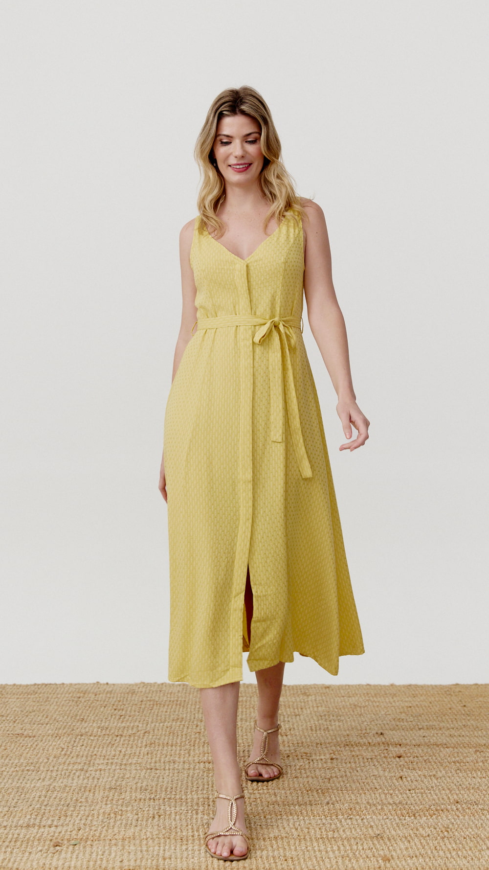 Vestido Arlette Amarillo
