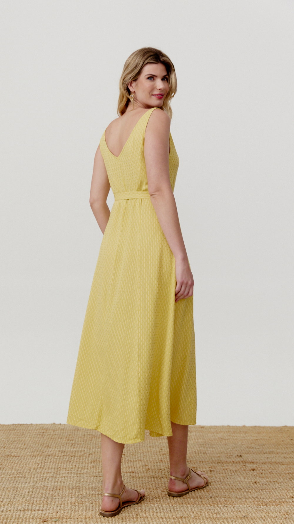 Vestido Arlette amarillo de Biscuit