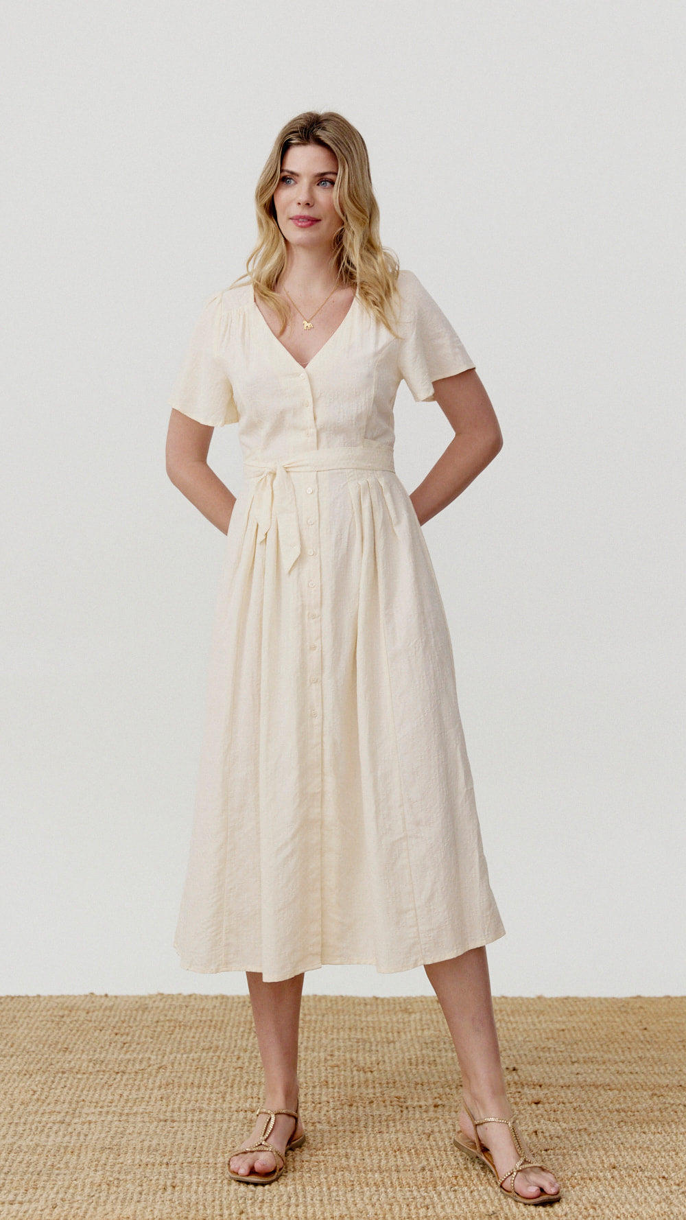Vestido Grace Crema